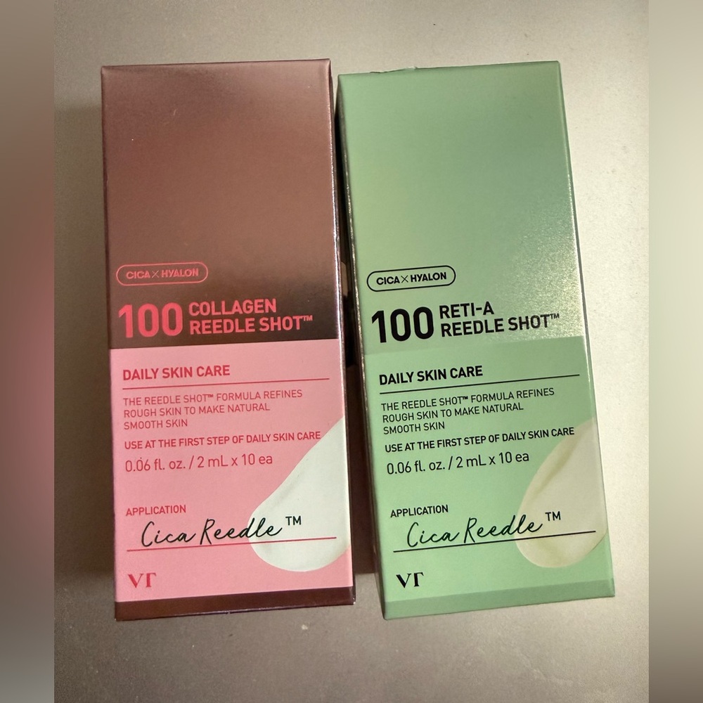 VT Collagen and Reti-A Reedle shot 100 stick pouch